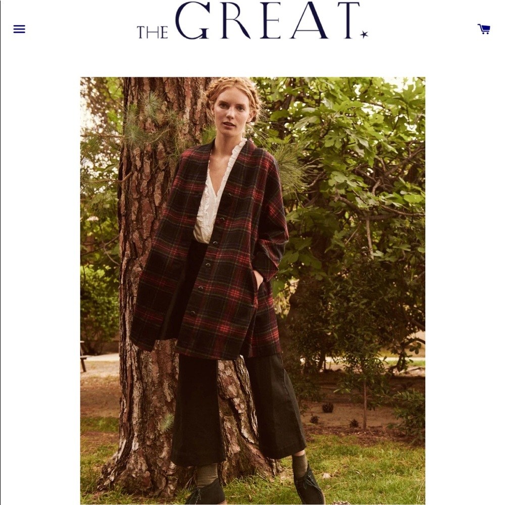 The Great. Plaid Coat